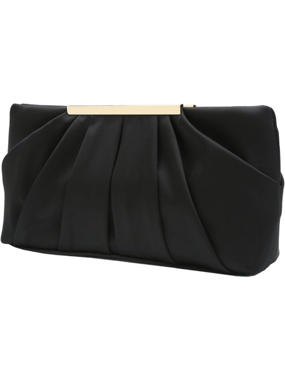 Elegant Pleated Satin Clutch Evening Bag | Classy Formal Handbag for Women